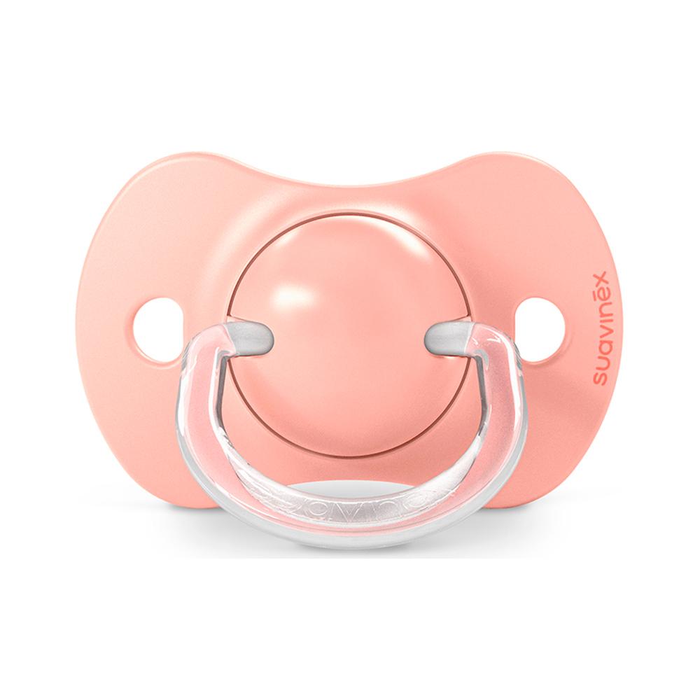 Пустышка Suavinex Wild розовая 18м+ 2шт