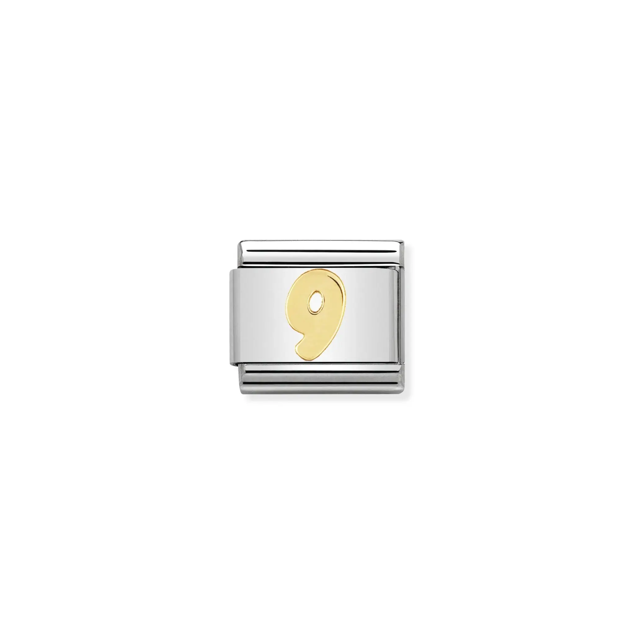 COMPOSABLE Classic NUMBERS in stainless steel with 18k gold (9)