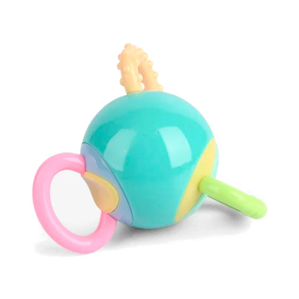 Погремушка-прорезыватель сфера Трехтороние Шарики Huanger HE0110