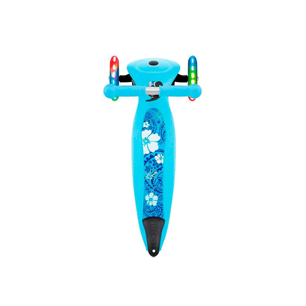 Трёхколесный самокат Globber Junior Foldable Fantasy Lights Pastel Blue