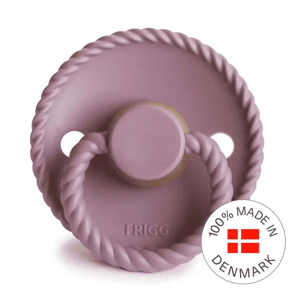 Пустышка FRIGG Rope Latex Twilight Mauve 6-18м+