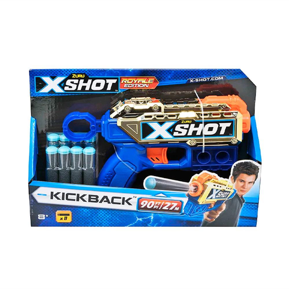 Бластер X-Shot Excle Kickback Golden 8 дротиков