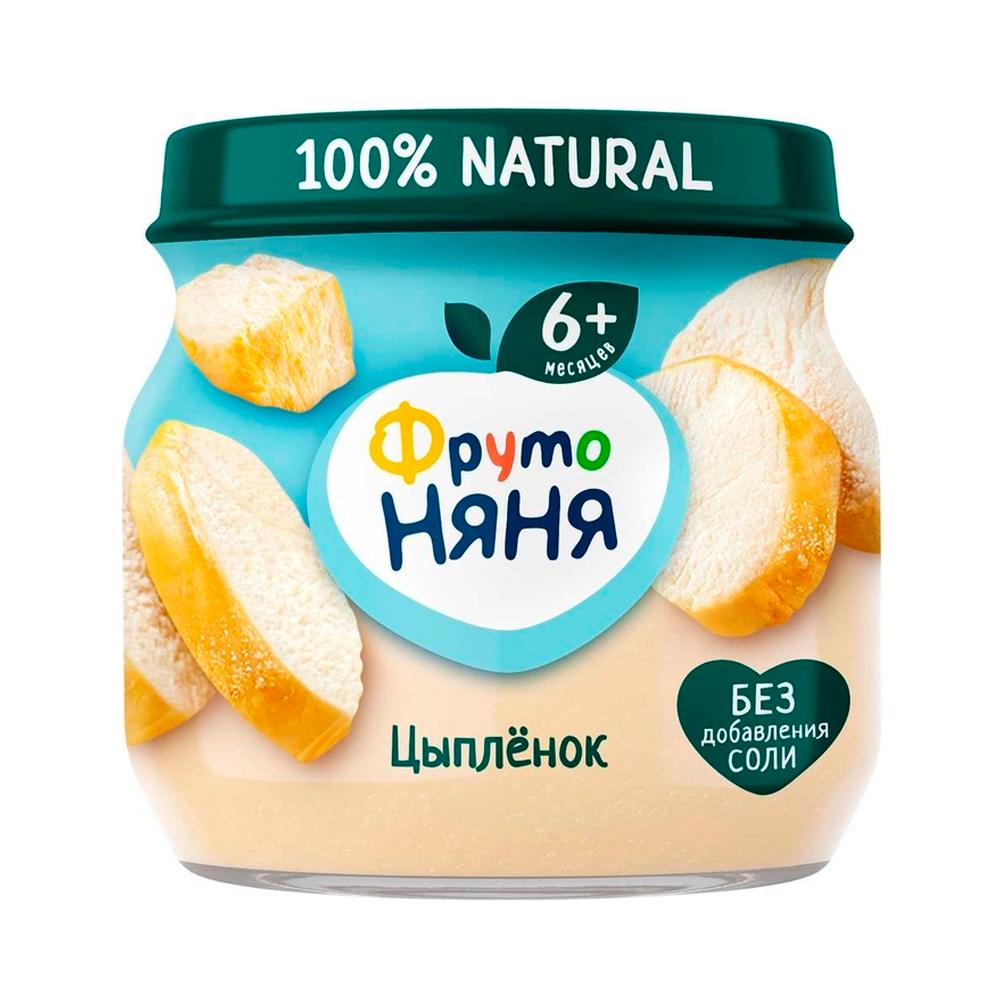 Пюре Фрутоняня цыпленок 6м+ 80 гр