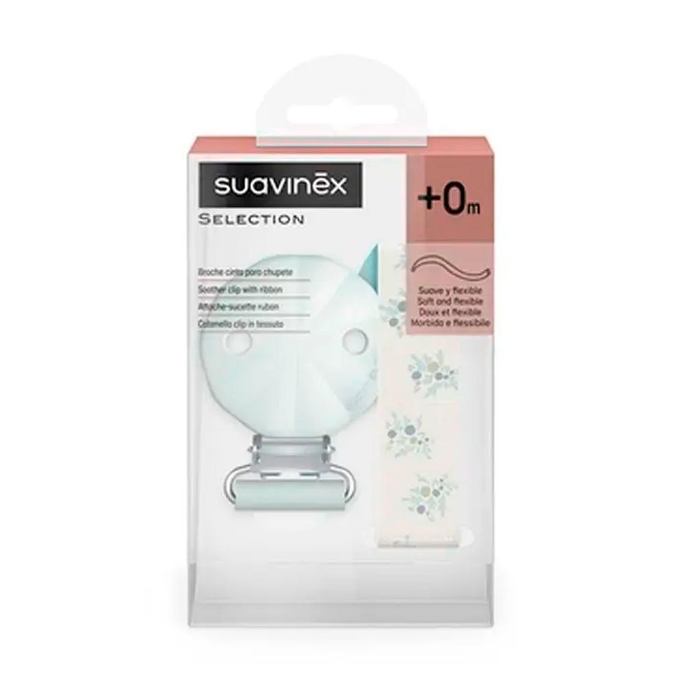 Держатель для пустышки Suavinex Poetry голубой