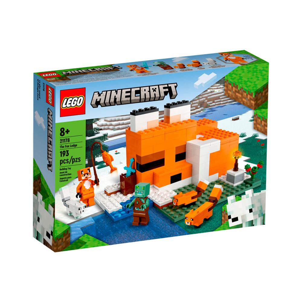 LEGO MINECRAFT лисья хижина 8+