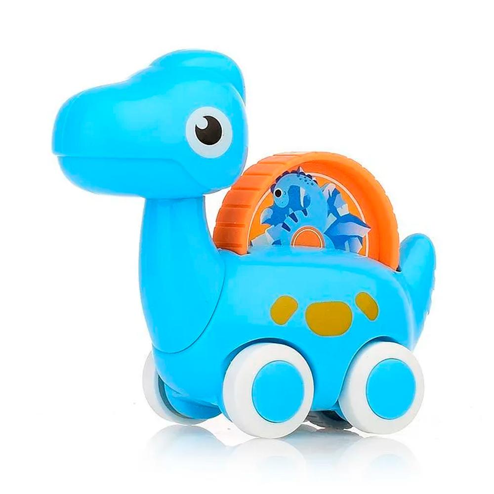 Машинка Динозаврик Huanger голубой с длинной шеей HE8007