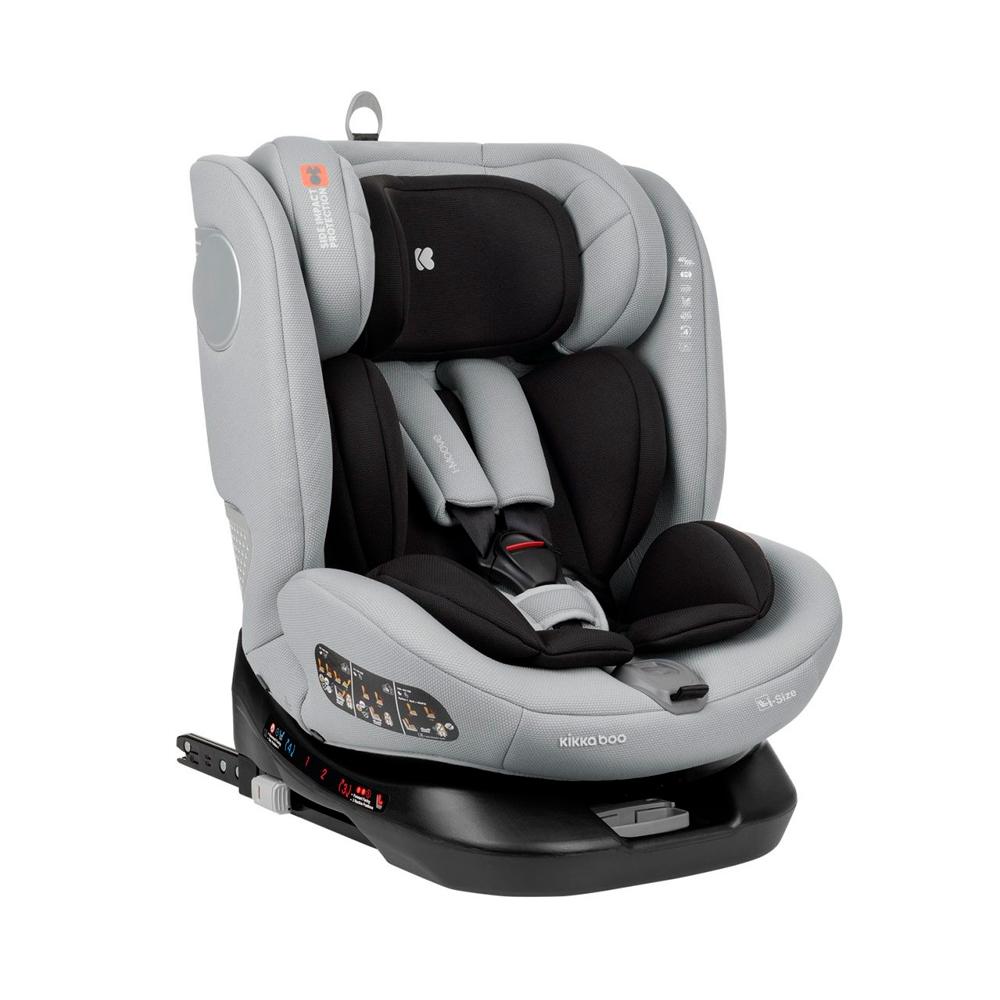 Автокресло KikkaBoo i-Moove i-SIZE Light Grey