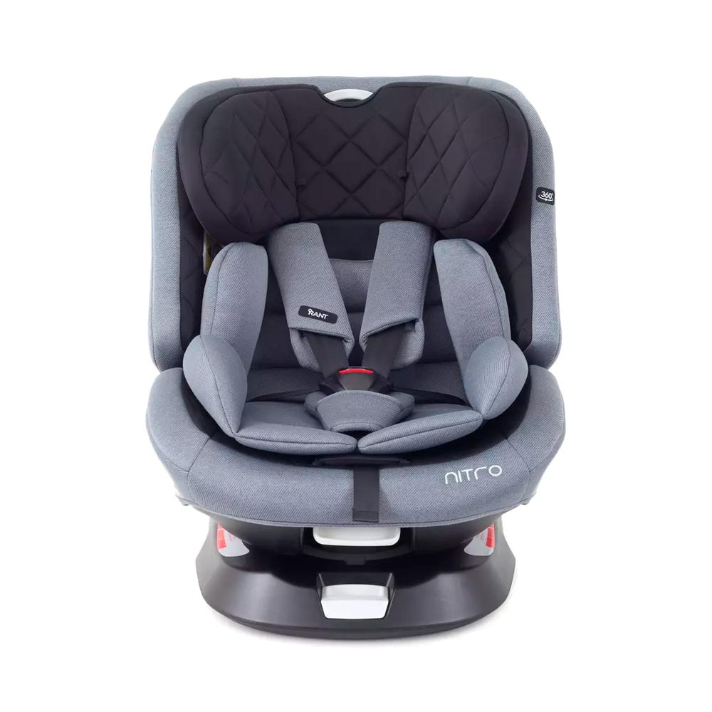 Автокресло RANT Nitro isofix Grey Black группа 0+-1-2-3 0-36 кг