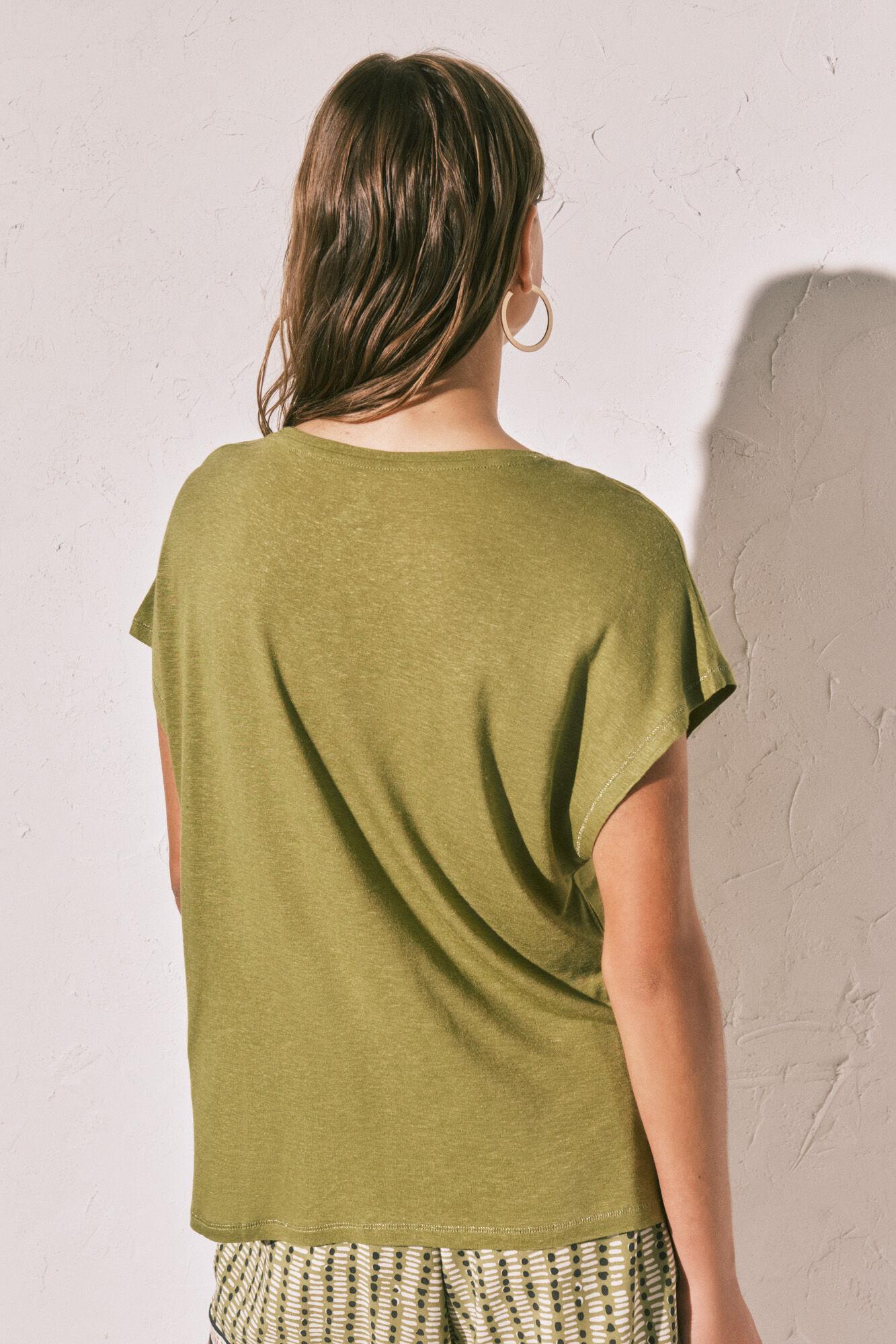 MMT LINEN TEE GREEN