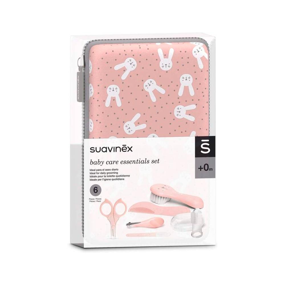 Набор уходовый Suavinex для девочек 0м+ 5 предметов Набор уходовый Suavinex для девочек 0м+ 5 предметов