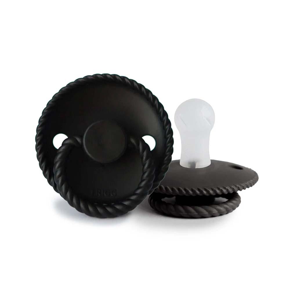 Пустышка FRIGG Rope Latex Jet Black 6-18м+