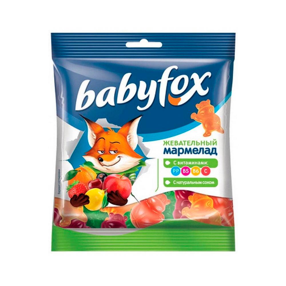 Мармелад жевательный Babyfox Бегемоты 70 гр