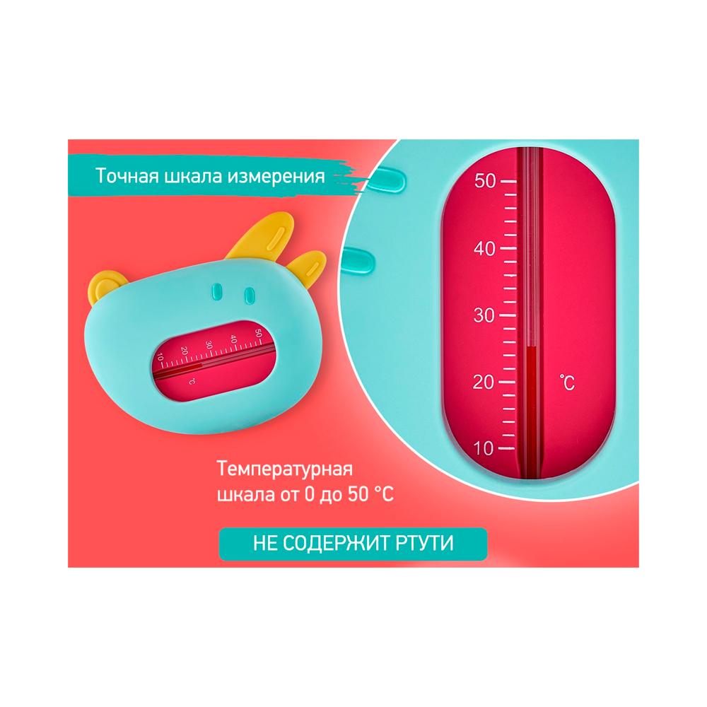 Термометр для воды собачка Roxy Kids голубой с желтым Термометр для воды собачка Roxy Kids голубой с желтым