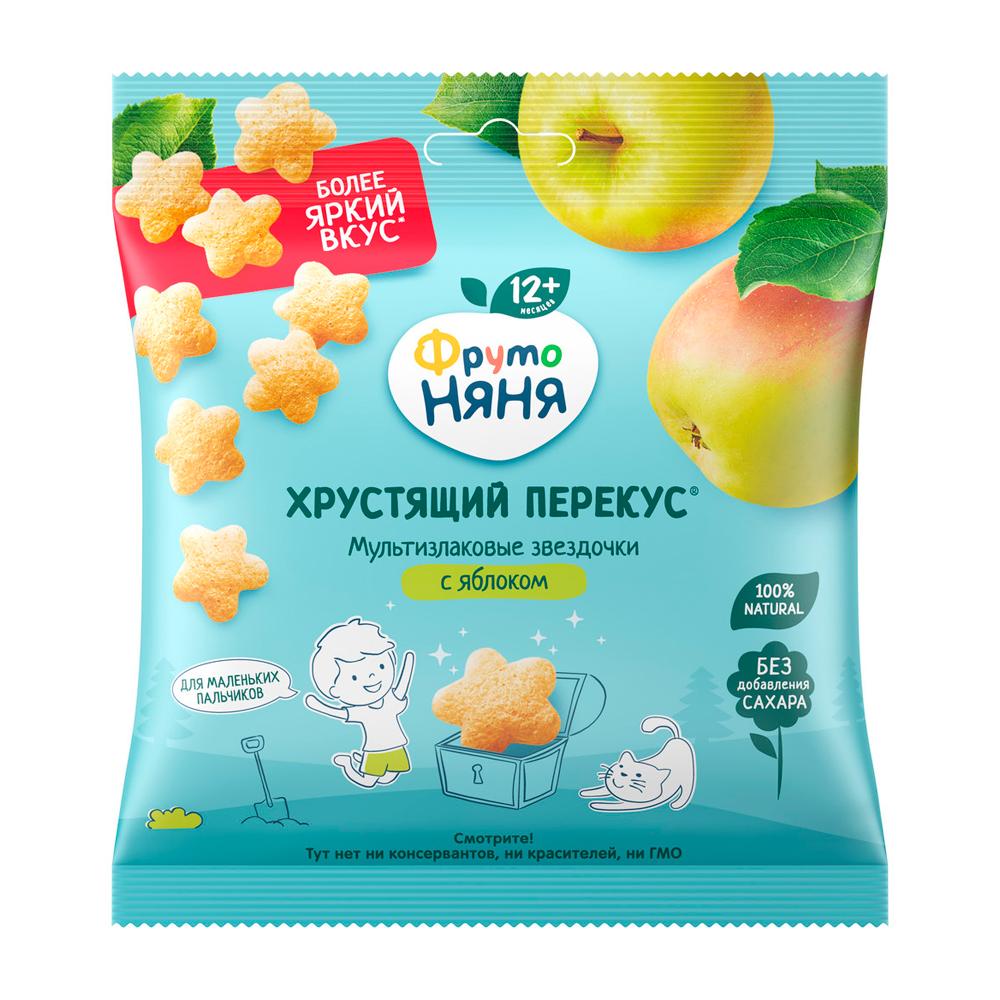 Паффсы Фрутоняня яблоко 12м+ 21 гр