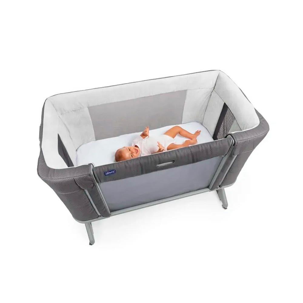 Приставная кроватка Chicco Next2Me Forever moon grey Приставная кроватка Chicco Next2Me Forever moon grey