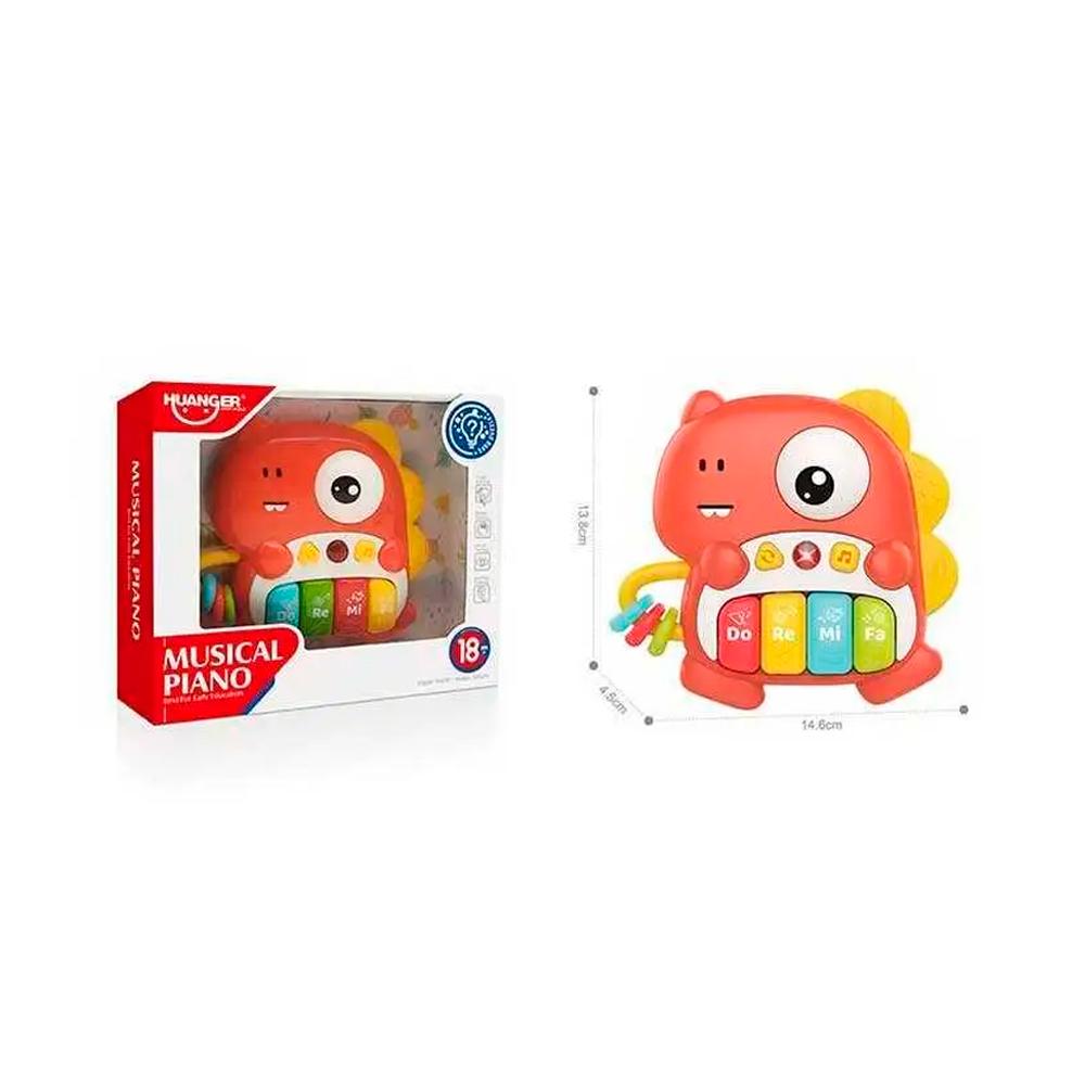 Музыкальное пианино Динозавр HE0550