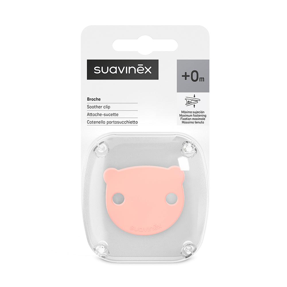 Держатель для пустышки Suavinex Wild розовый