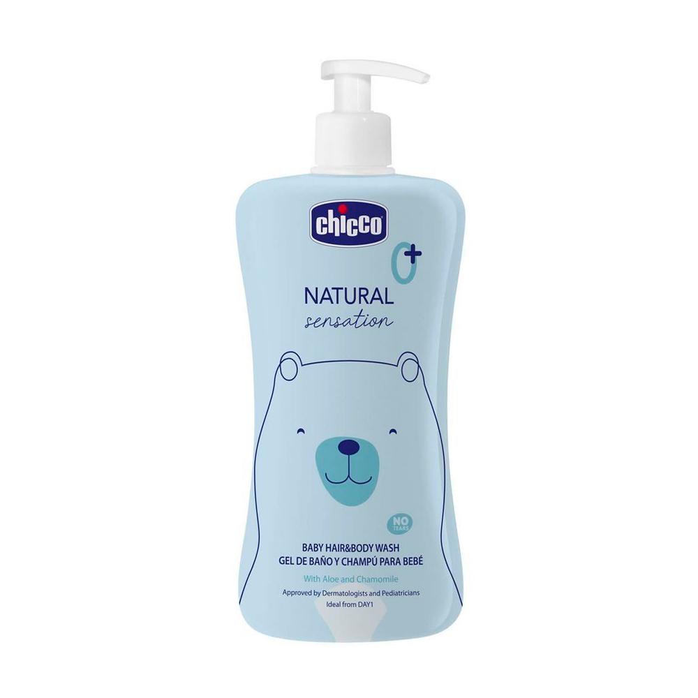 Шампунь-гель Chicco Natural Sensation 0м+ 500 мл