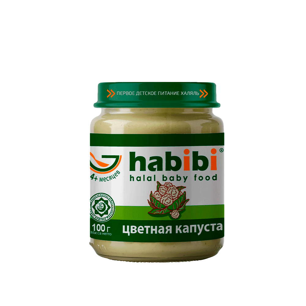 Пюре Habibi, цветная капуста, 100 гр