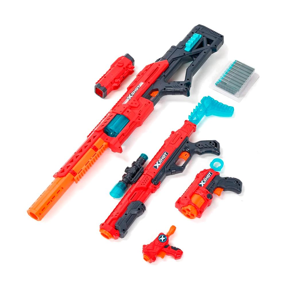 Бластер X-Shot Combo Pack Ranger X8 & Hawk Eye & Fury 4 & Micro 24 дротиков