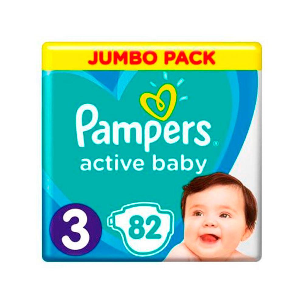 Подгузники Pampers Active Dry размер 3 6-10кг 82шт Подгузники Pampers Active Dry размер 3 6-10кг 82шт