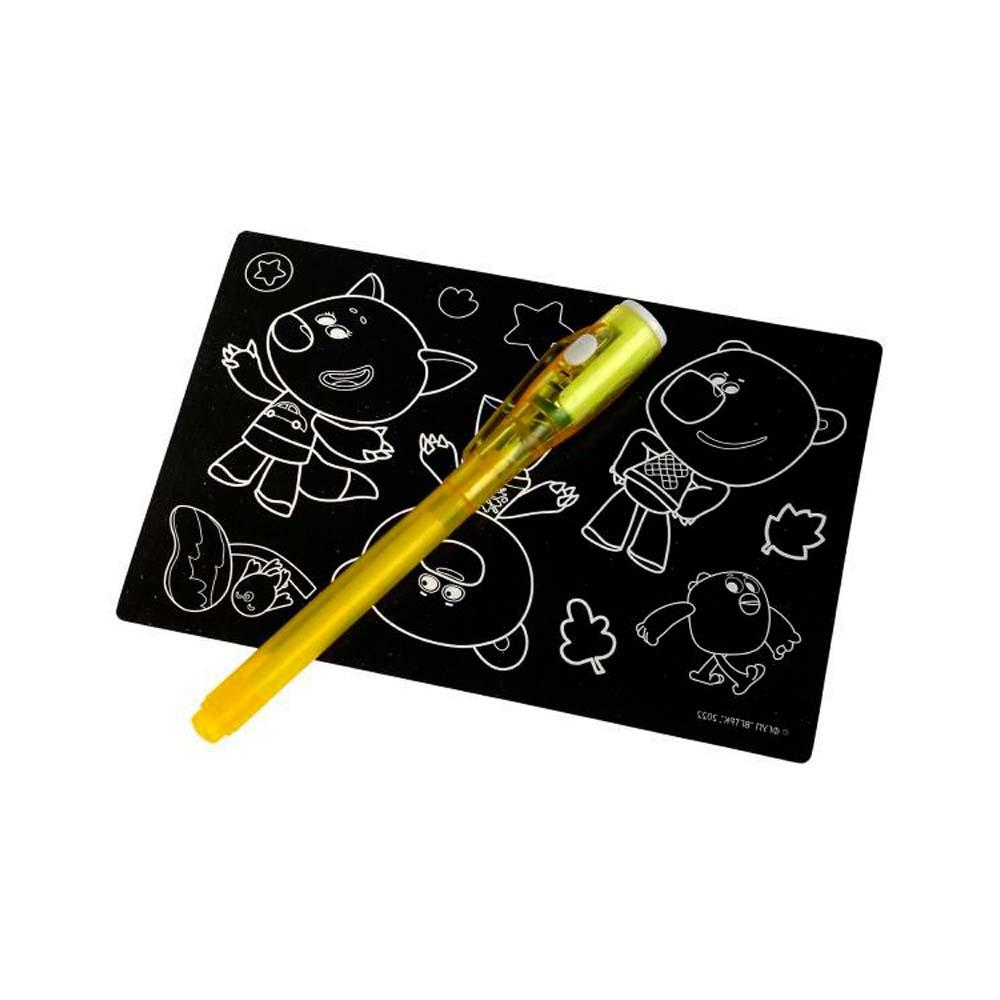 Доска для рисования ИГРАЕМ ВМЕСТЕ Ми-ми-мишки с фонариком