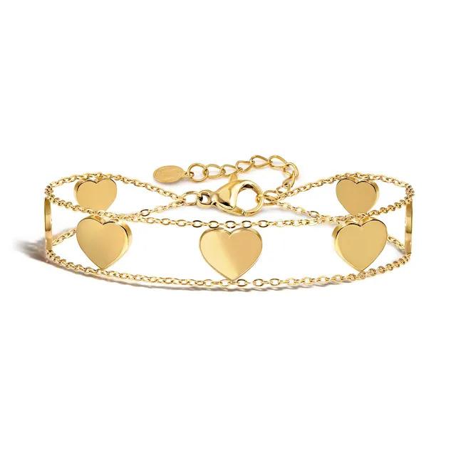 RITMATIKA steel bracelet (DOUBLE) Heart