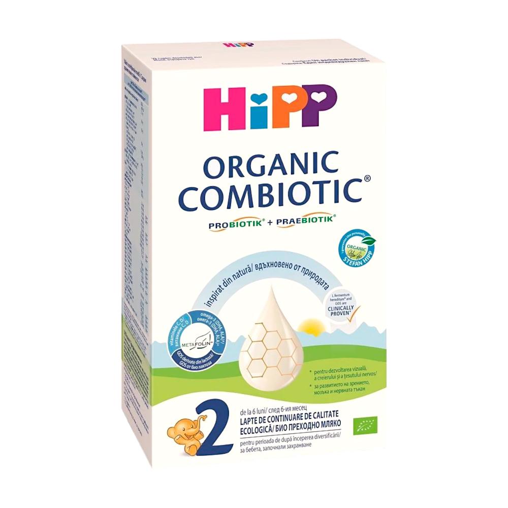 Сухая молочная смесь HiPP Organic Combiotic 2 6м+ 300 гр