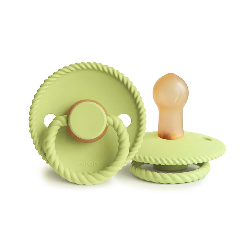 Пустышка FRIGG Rope Latex Green Tea 0-6м+