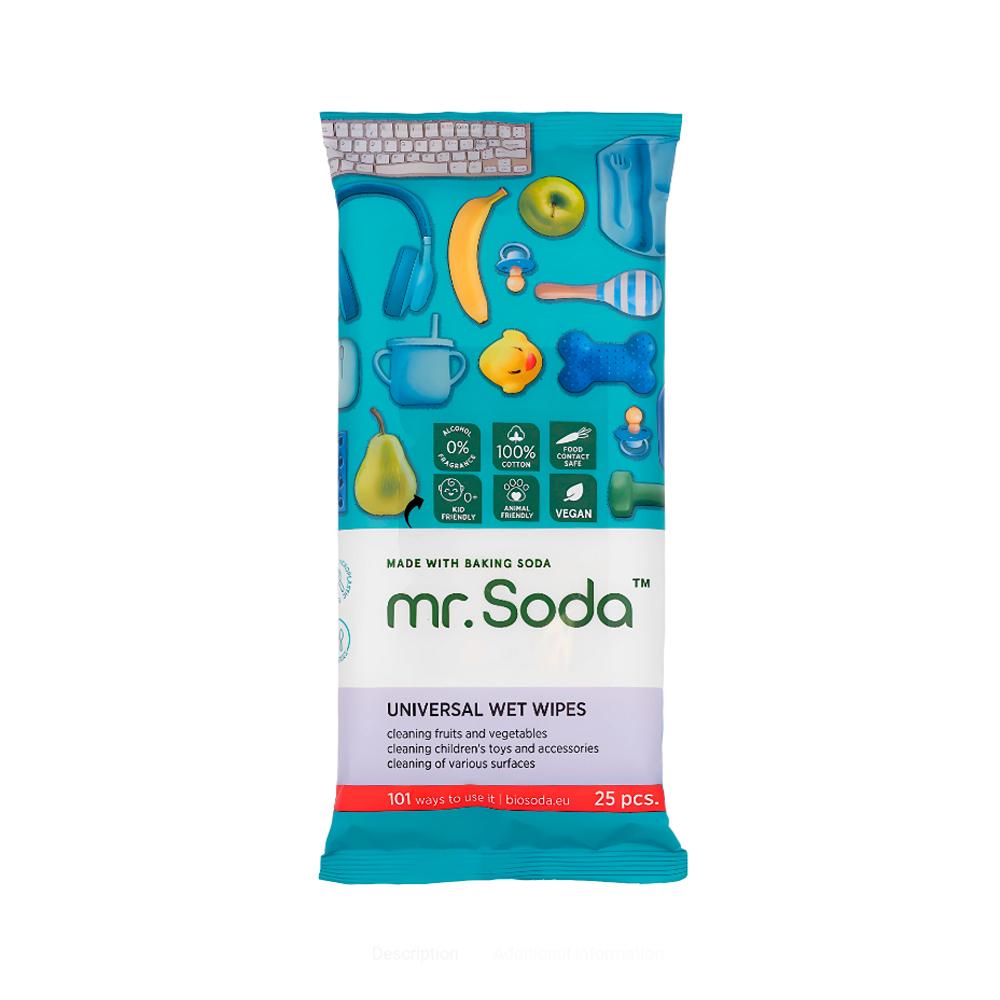 Влажные салфетки SODA Universal 25 шт