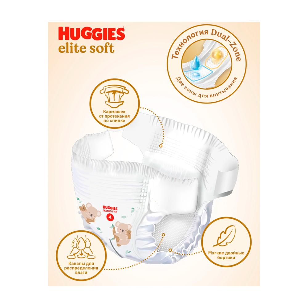 Подгузники Huggies Elite Soft размер 3 5-9 кг 21 шт Подгузники Huggies Elite Soft размер 3 5-9 кг 21 шт