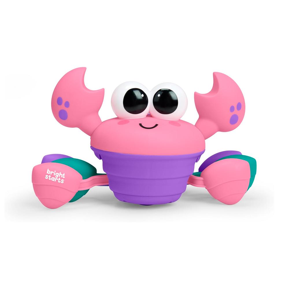 Игрушка музыкальная Bright Starts Rockin'crawling crab розовый