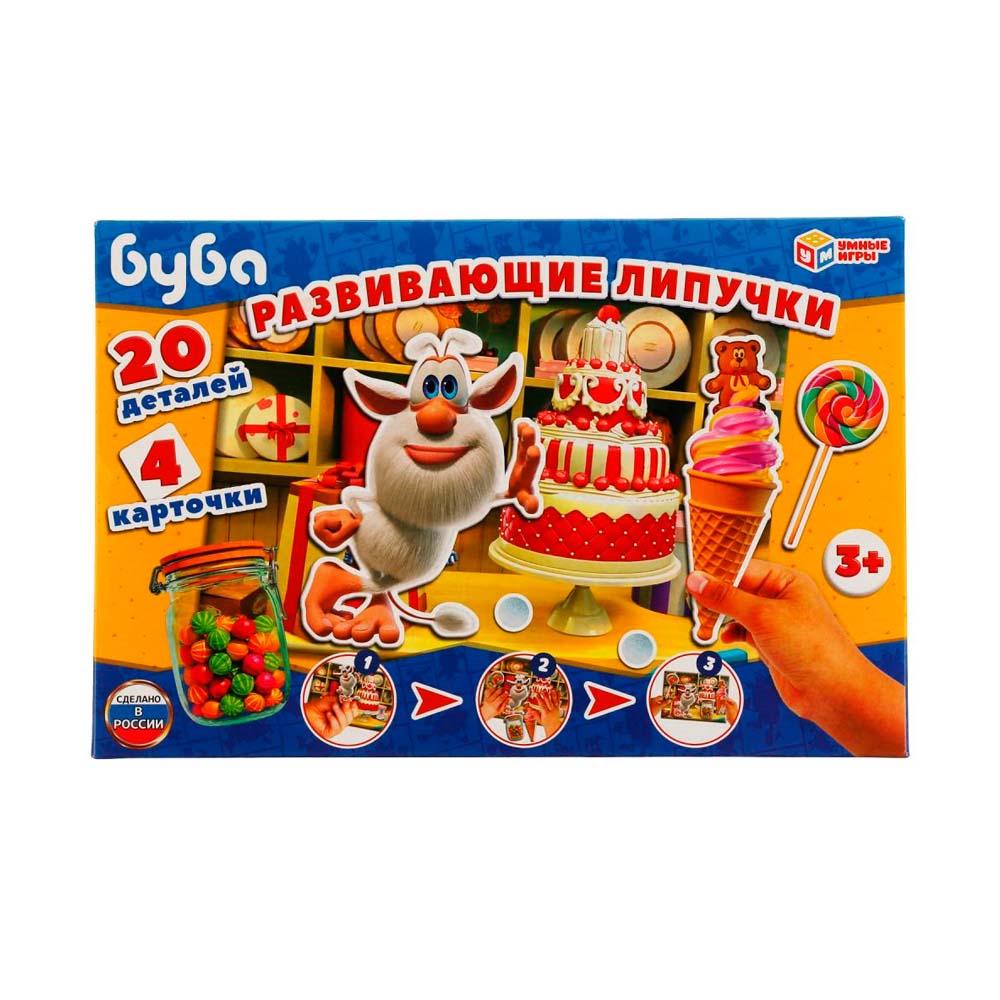 Игра с липучками в коробке Буба Умные игры