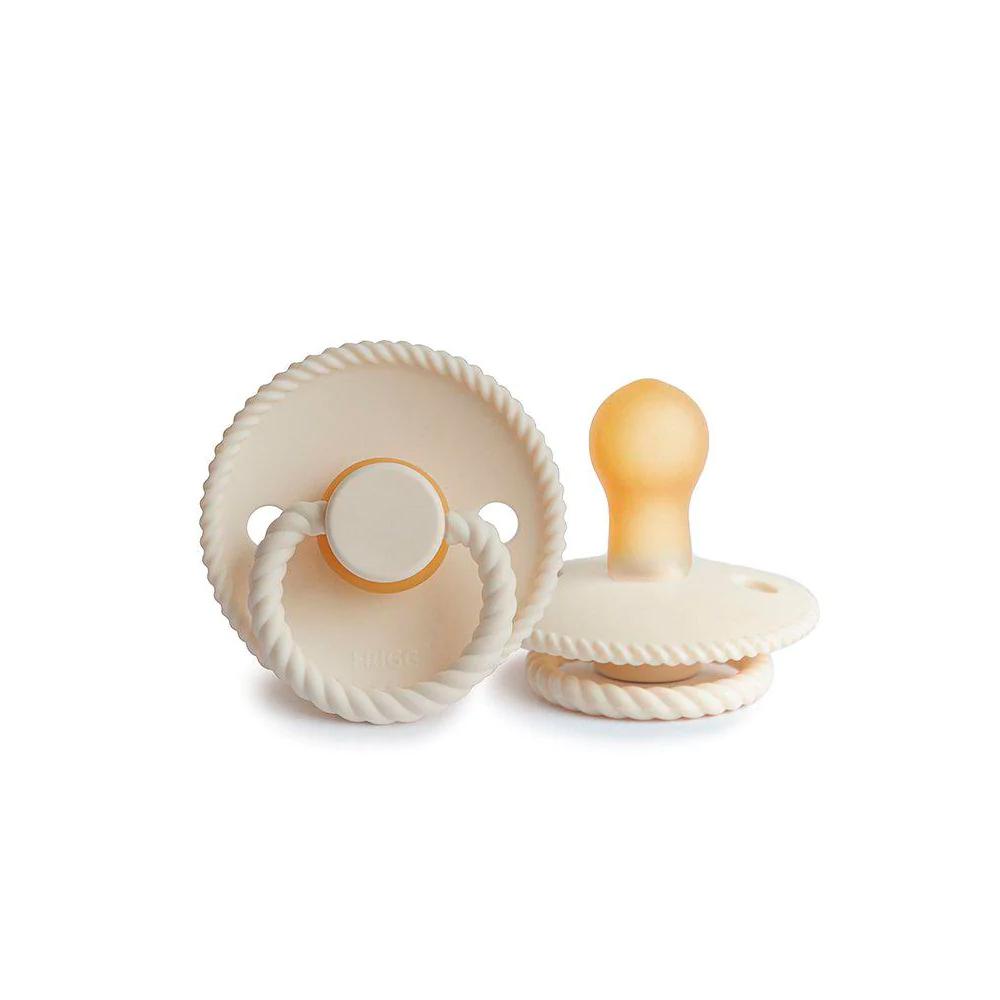 Пустышка Frigg Rope Latex Cream 6-18м+