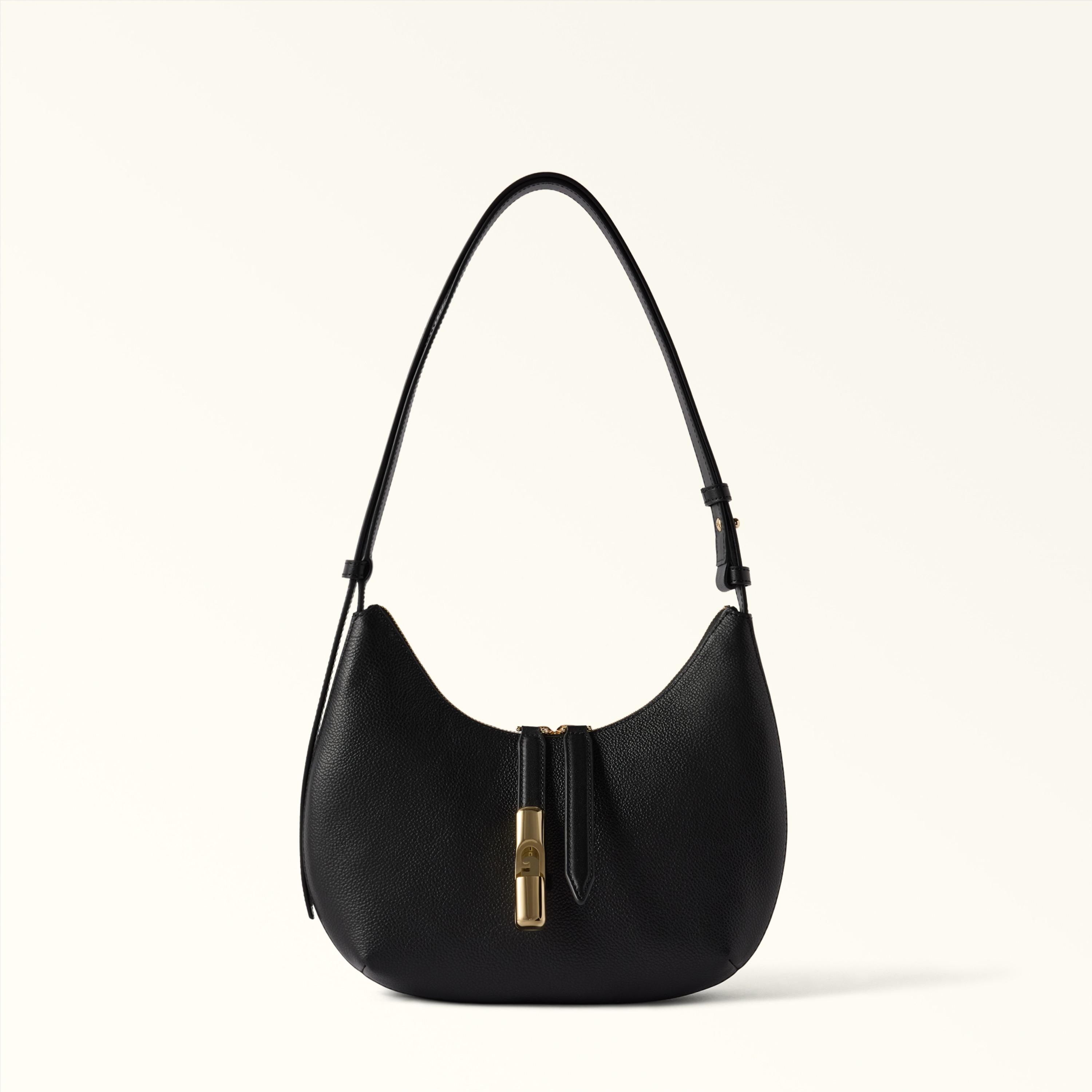 FURLA GOCCIA S SHOULDER BAG - VITELLO NIGHT+VITELLO SIDNEY FURLA GOCCIA S SHOULDER BAG - VITELLO NIGHT+VITELLO SIDNEY