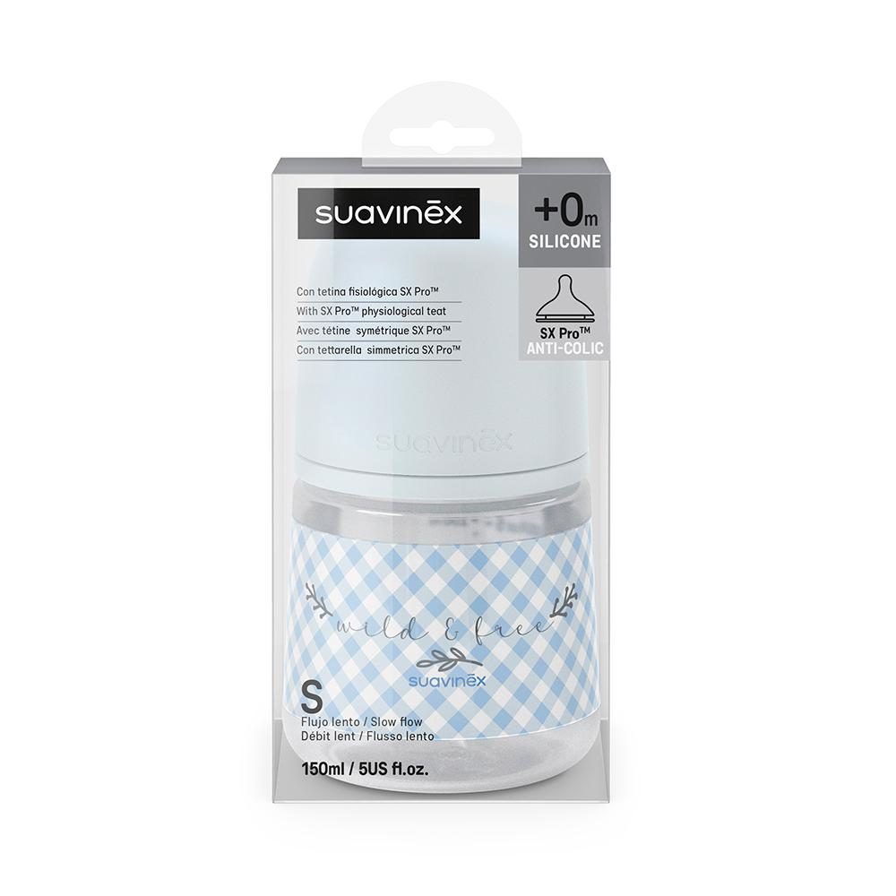 Бутылочка пластиковая Suavinex Wiid зеленая 0м+ 150мл Бутылочка пластиковая Suavinex Wiid зеленая 0м+ 150мл