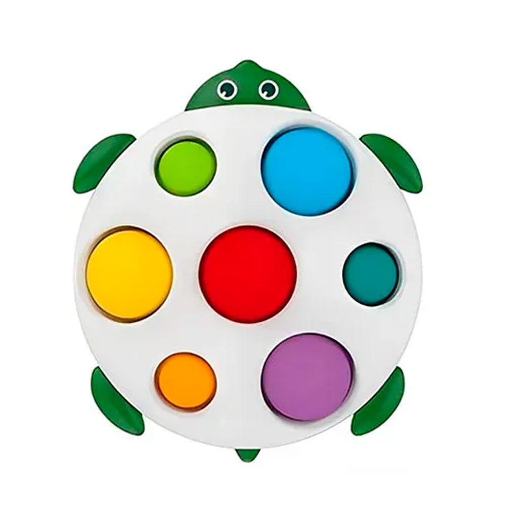 Детская развивающая силиконовая доска Черепаха Huanger HE0192