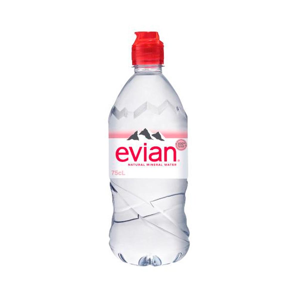 Вода Evian минеральная негазированая 750 мл