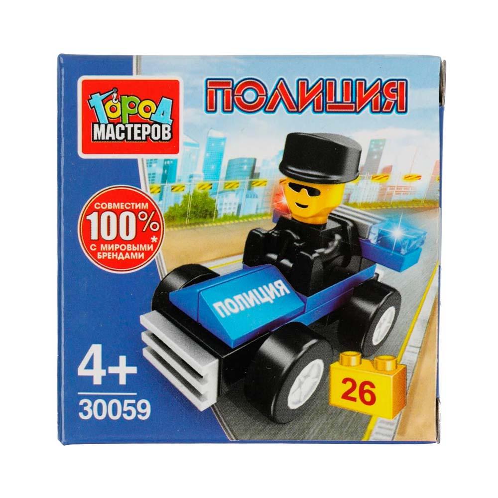 Конструктор полицейский на машине Город мастеров