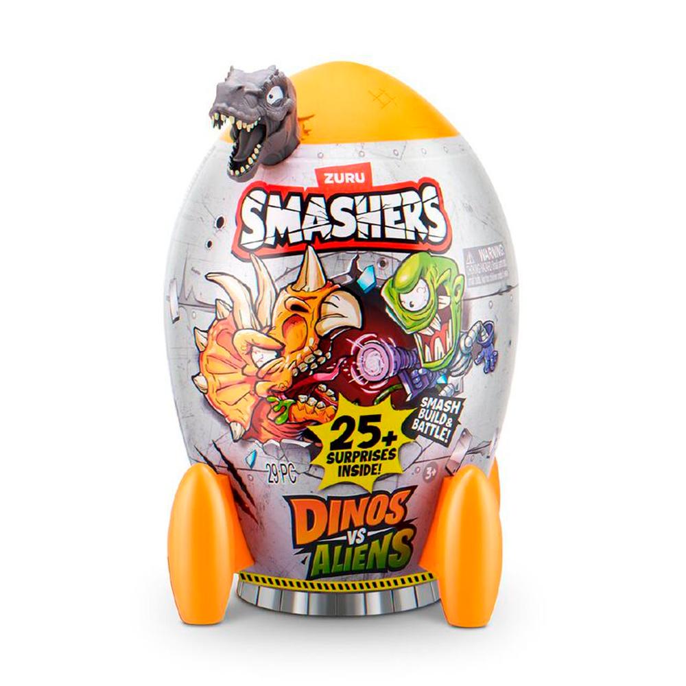 Фигурка-сюрприз Smashers Dinos VS Aliens Rocket