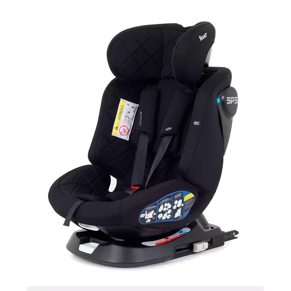 Автокресло Rant Nitro Plus isofix группа 0/1/2/3 (0-36 кг) Black Автокресло Rant Nitro Plus isofix группа 0/1/2/3 (0-36 кг) Black