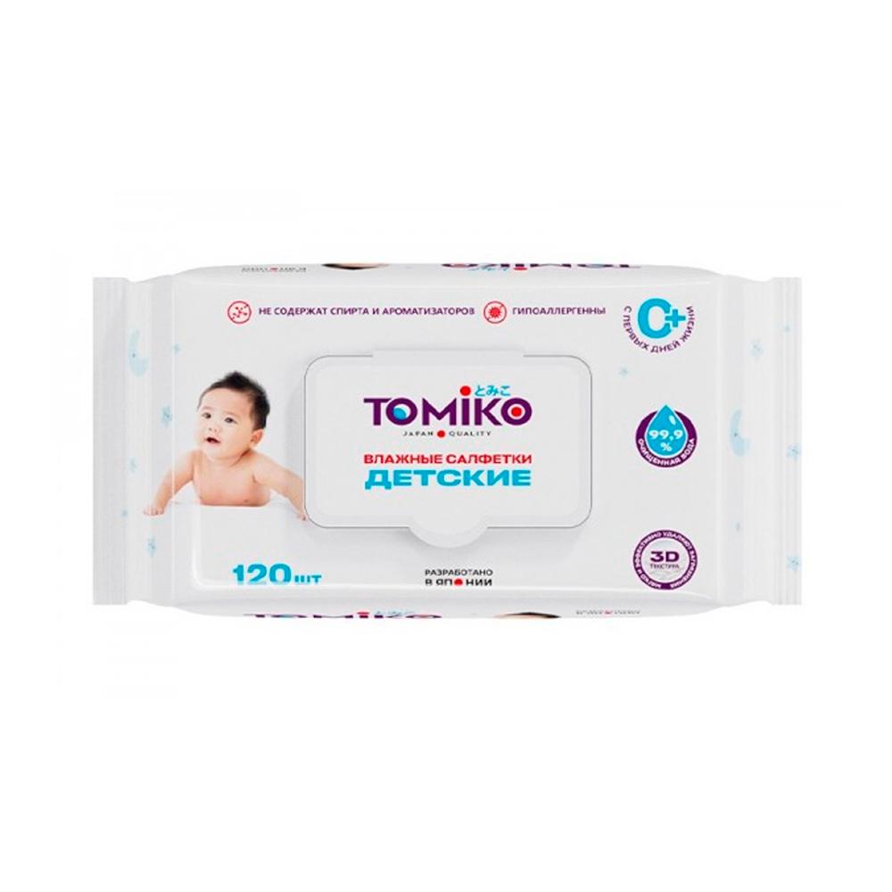 Влажные салфетки Tomiko 120 шт.