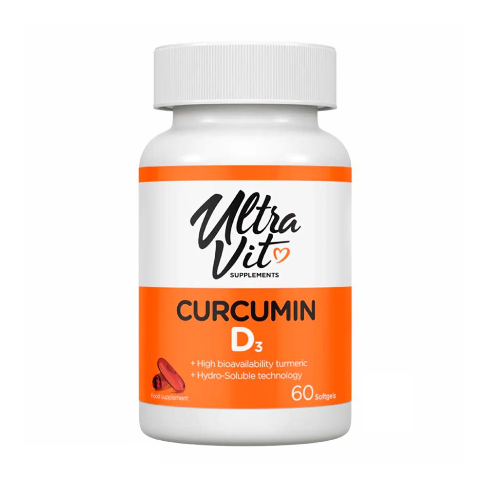 Пищевая добавка ULTRAVIT Curcumin D3 60 капсул