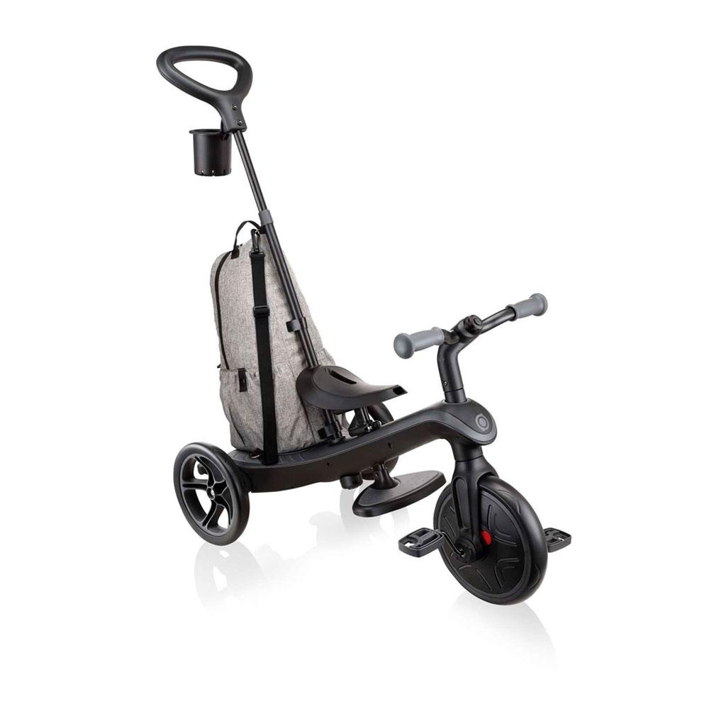 Велосипед Globber Explorer Trike 4in1 Deluxe Play Black-grey