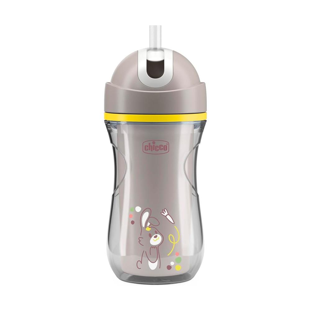 Поильник Chicco Sport Cup серый 14м+ 266 мл