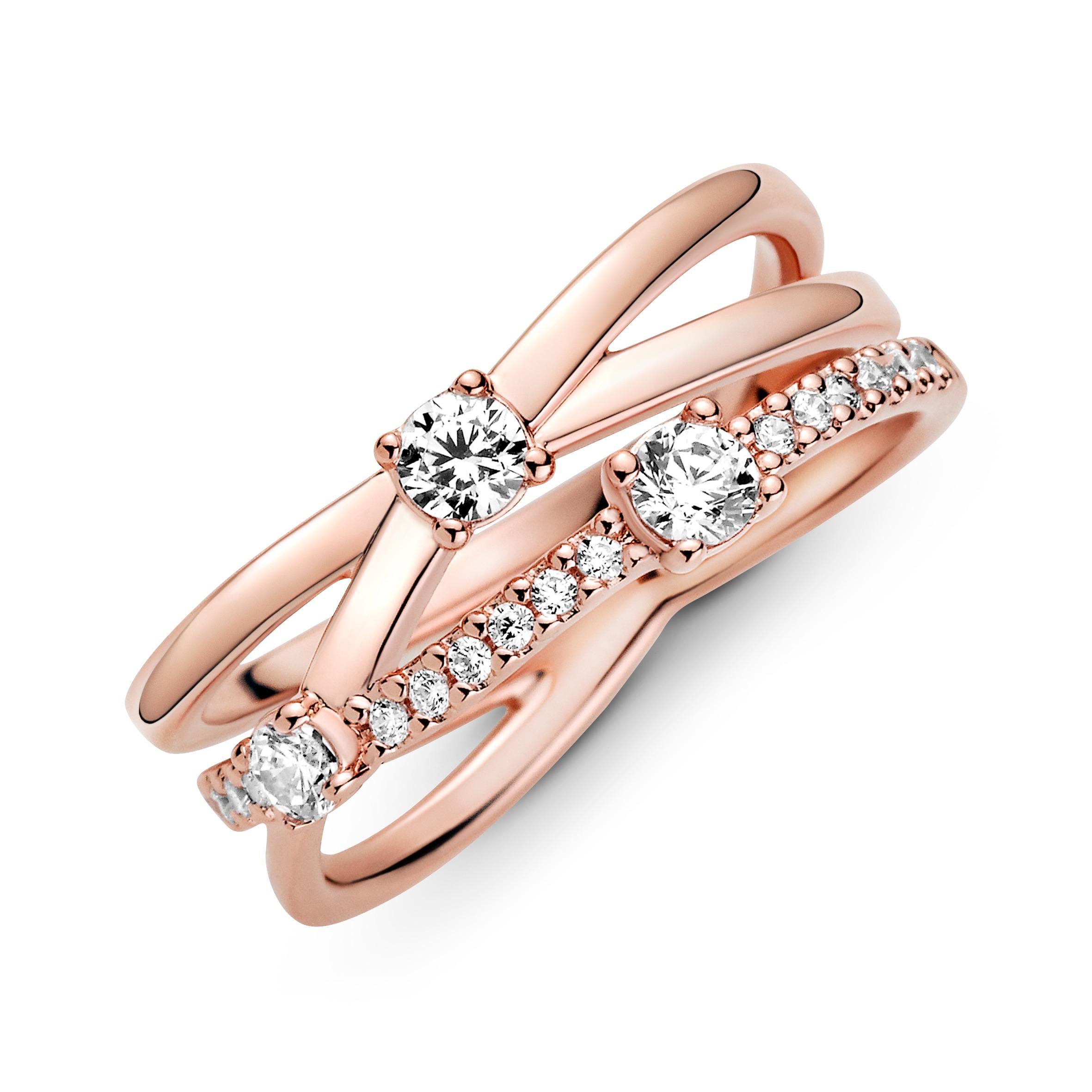 Кольцо PANDORA Rose с цветком розы и прозрачным кубическим цирконием Кольцо PANDORA Rose с цветком розы и прозрачным кубическим цирконием