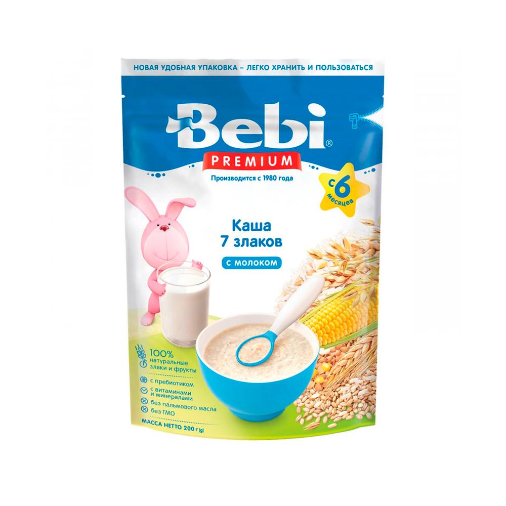 Каша BEBI молочная 7 злаков 6м+ 200 гр