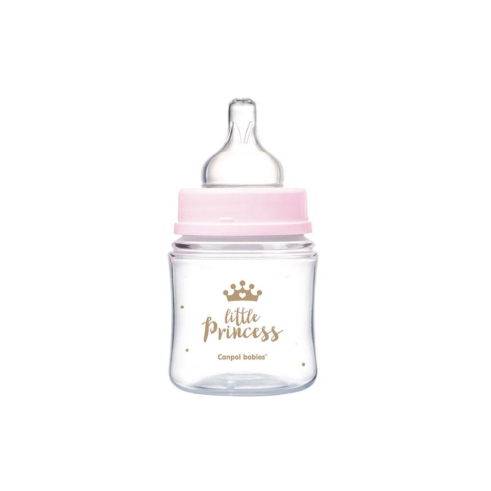 Бутылочка Canpol EasyStart Royal Baby розовая 120 мл
