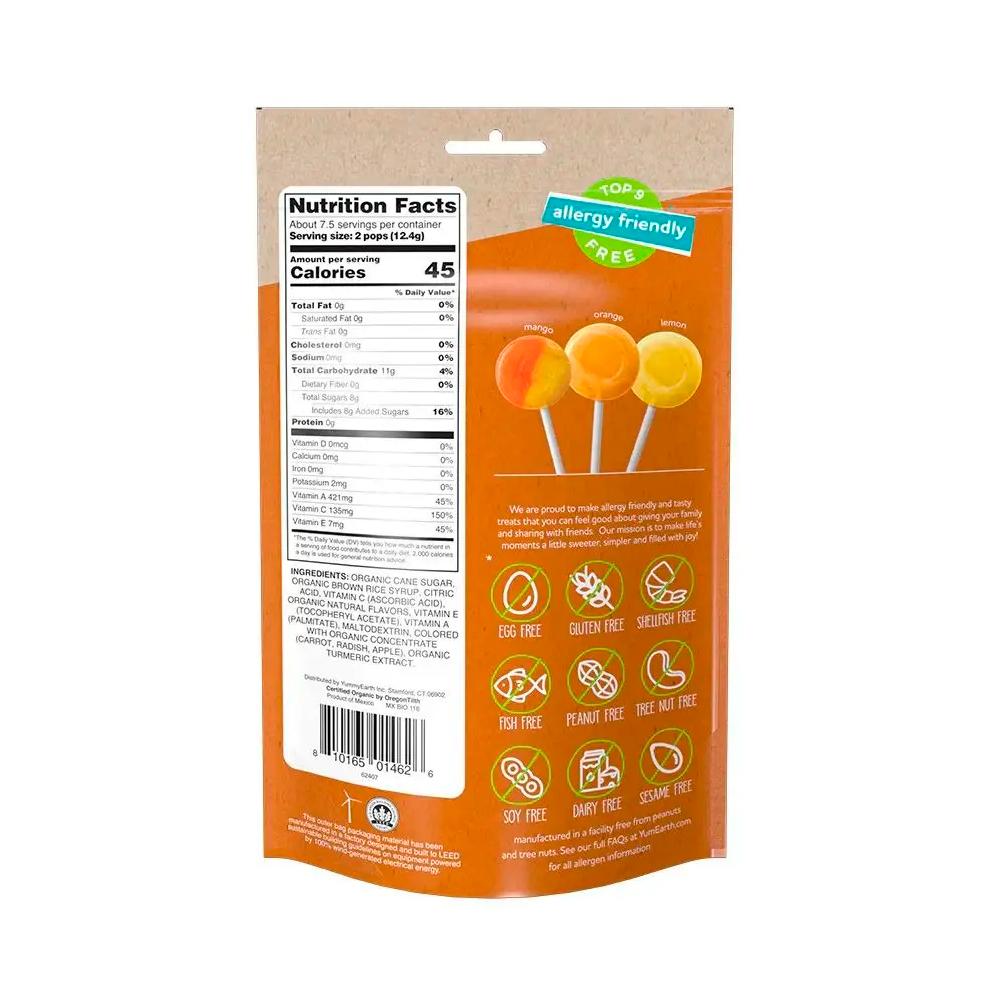 Леденцы Yum Earth Anti-oxidant