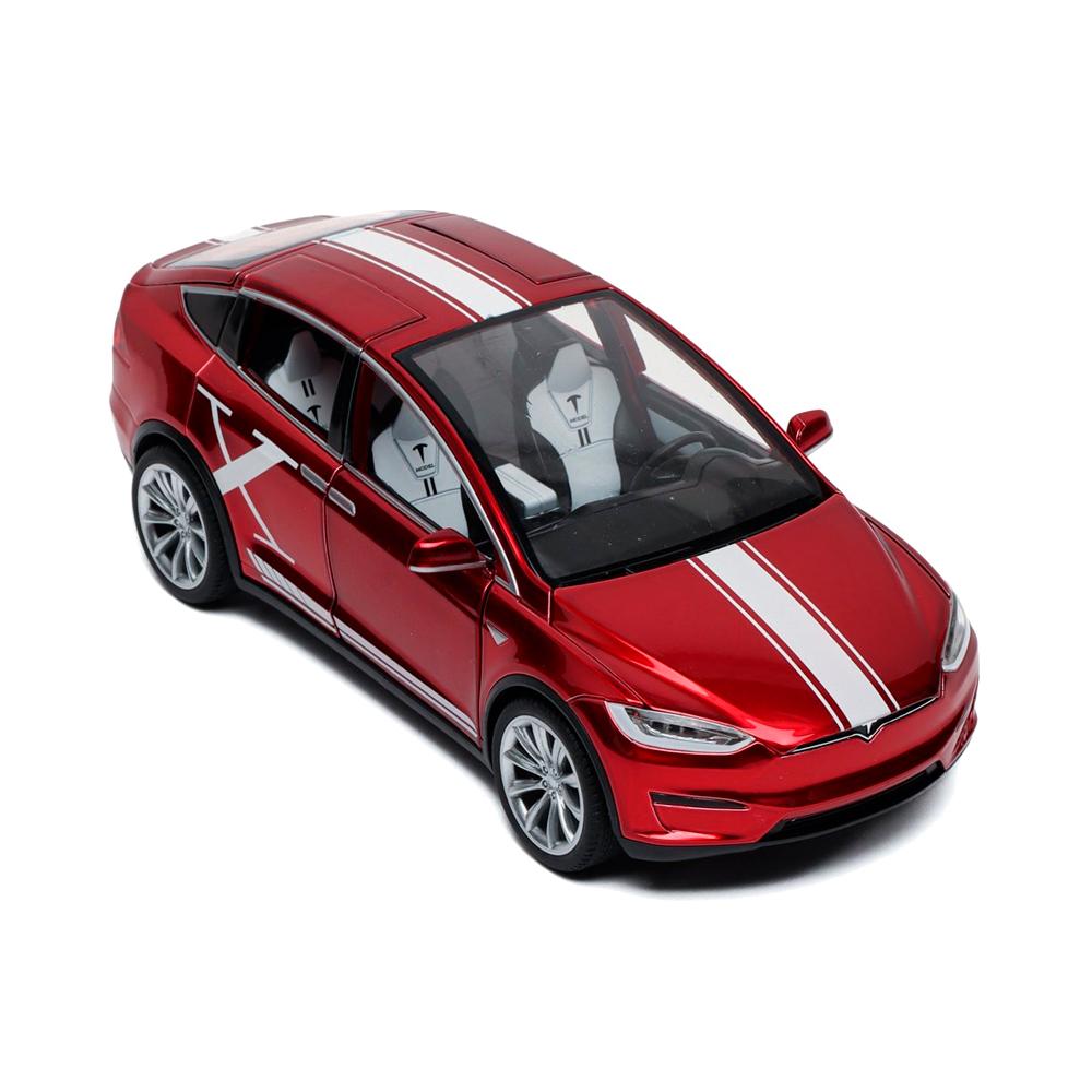 Металлическая машинка Tesla Model X 1:24